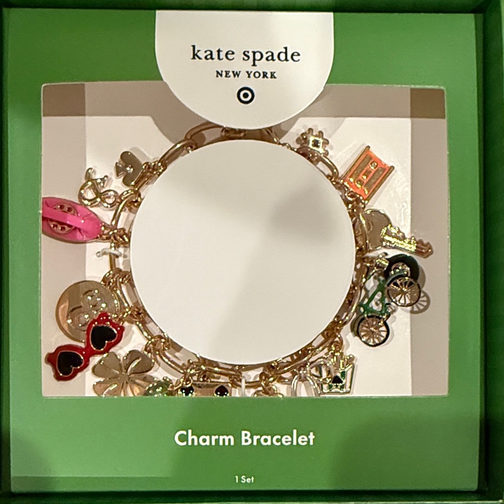 Mixed Novelty Chunky Charm Bracelet - kate spade new york x Target Gold